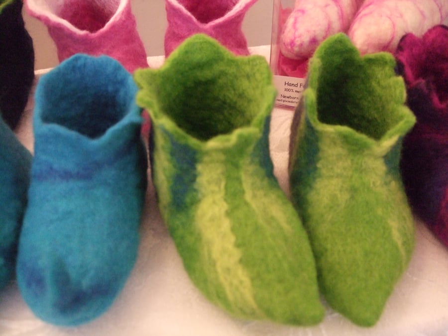 Felt Baby Booties