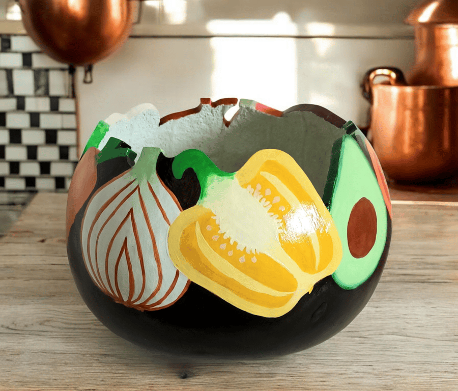 Decorative Vegetables Gourd Bowl