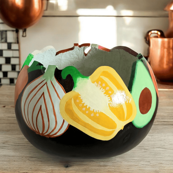 Decorative Vegetables Gourd Bowl