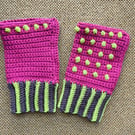 Ladies Fingerless Gloves, Handwarmers