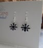 Monotone Union Jack Style Beadwork Earrings with a Donation to RNLI - Image 3