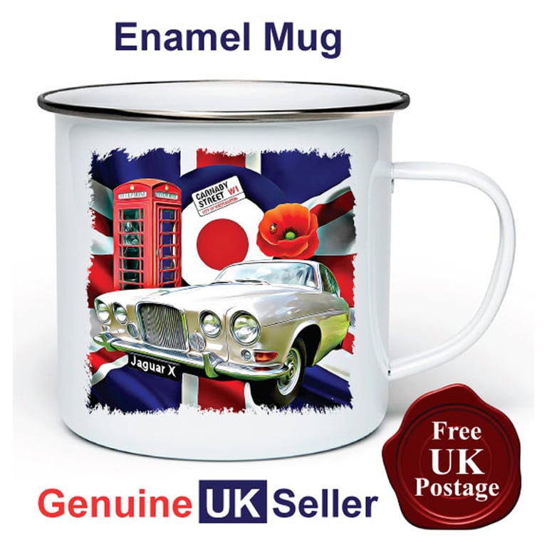 Unofficial Jaguar X MK10 Mug, Camping Mug, Hiking Mug, Fishing Mug, Outdoor Mug,