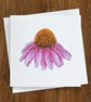 Echinacea Blank Floral Card - Image 2