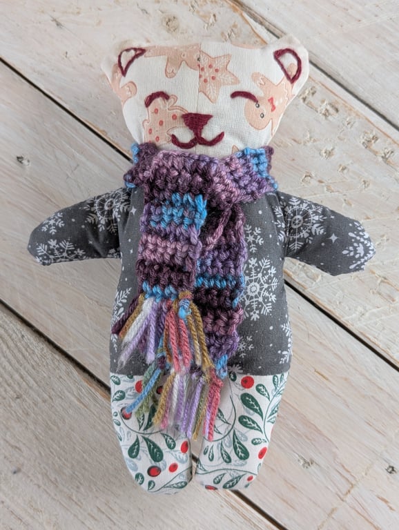 Handmade Fabric Bear 