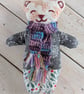 Handmade Fabric Bear 