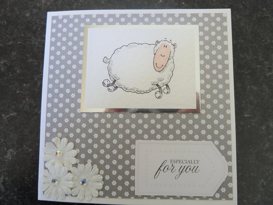 sheep bithday card