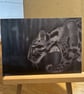 5x7 inch Clouded Leopard Card
