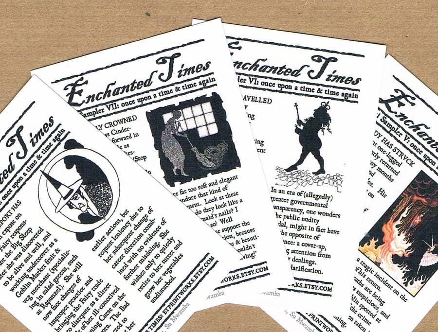 FAIRYTALE STORY-STICKERS Set 1 - Rapunzel, Cinderella, Emperor's New Clothes...