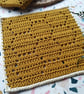 Crochet Cotton Set of 2 Honeycomb Pattern Cotton Wash Cloth Dish Cloth - Image 2
