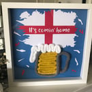 England It’s Comin’ Home Euros Football Frame
