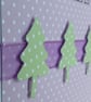 Set of 4 Polka Dot Christmas Tree Cards - Pastels - Image 9
