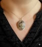Beautiful Pink Rhodonite & Sterling Silver Summer Seconds Pendant  - Image 2