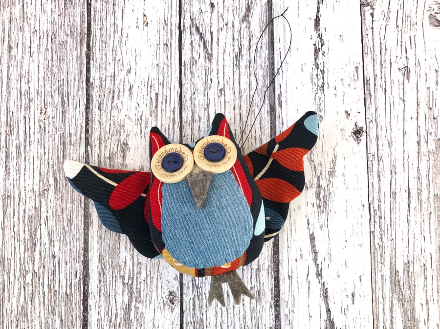 Hanging Flying Owl Decoration 