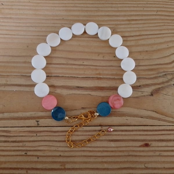 Handmade beaded bracelet