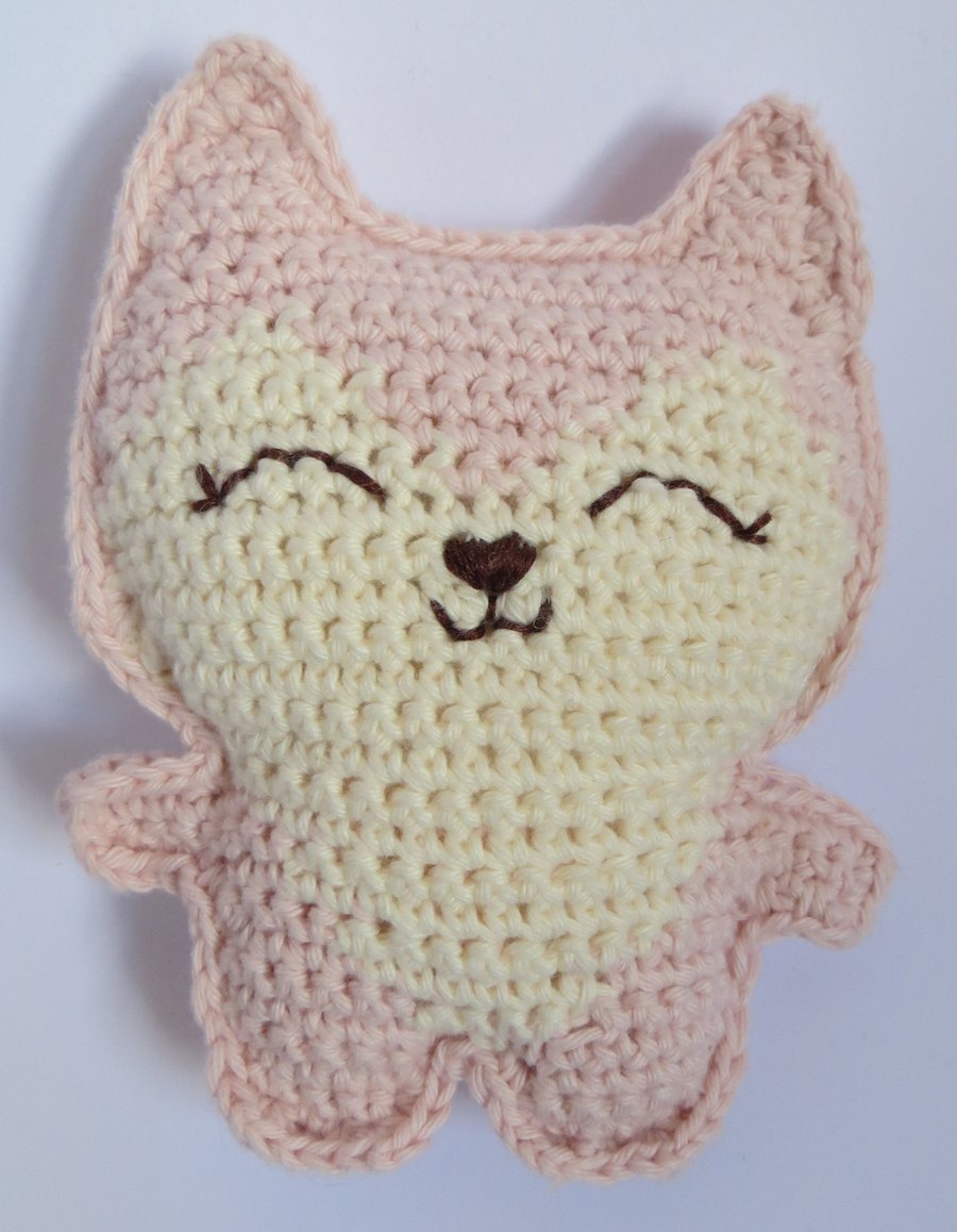 Fox, Baby Gift, Crochet Toy, Cotton yarn