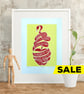 Jon Stewart ‘Reason’ Hand Pulled Limited Edition Screen Print - Image 1
