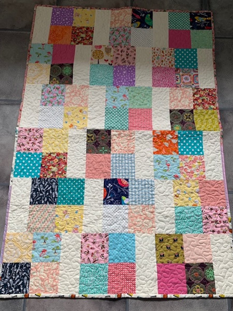 Vintage style patchwork quilt