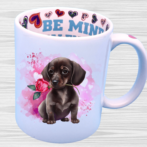 Cute dachshund coffee mug