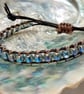 "Mermaid" Glass Wrapped Bracelet - Image 2