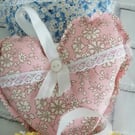 Lavender Scented Hanging Heart in Liberty of London Tana Lawn fabric