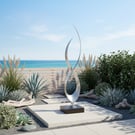 Large Abstract wave coastal Indoor Outdoor