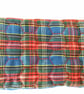 Soft Quilted glasses case - Blue and red Tartan - Image 2