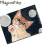 Archival ACEO Ginger Kitten Print 'Bubbles' By V Kenworthy