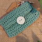Crochet Card Purse Keychain