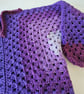 Kids crochet cropped hexi sweater - Image 4