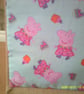 Small Jute Bag with Fabric Pocket featuring Peppa Pig - Image 3