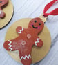 Seaglass and clay Christmas ornaments - Image 2