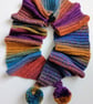 Scarf with pompoms - Image 2