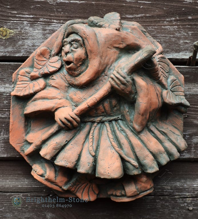 Stick Fighting Monk Plaque