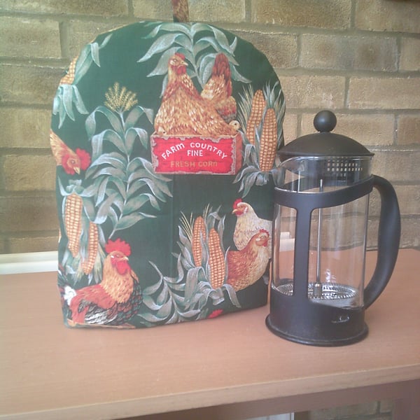 Chickens and Corn Large Coffee Pot Cosy
