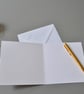 Googly Eyed Monkey on Orange Background Blank Card - Image 5