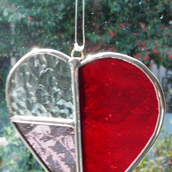 STAINED GLASS HEART