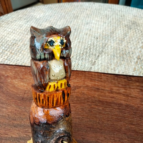 Novelty incense stick holder