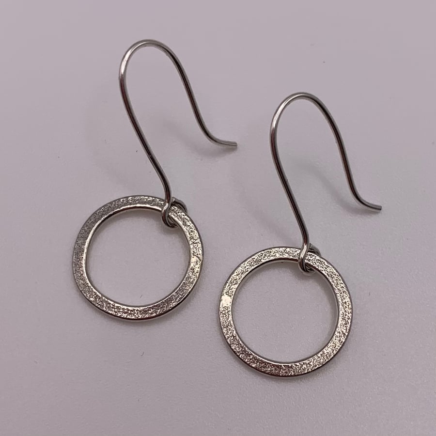Silver Drop Earrings