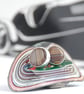 Corvette fordite stud earrings - Image 4