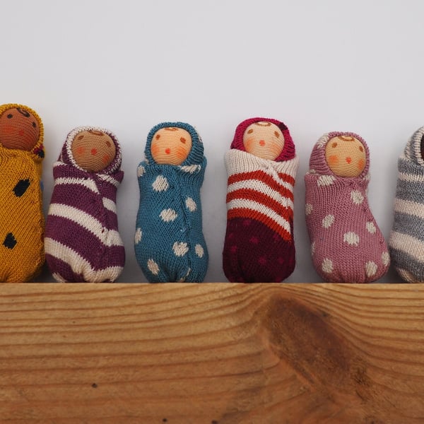 Miniature baby doll - ideal cracker filler or advent calendar gift
