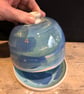 Perfectly Imperfect Stoneware Butter Dome and matching plate - Image 2