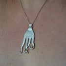 OctoPussish Silver plated pendant