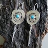 Sterling Silver Earrings  with Turquoise