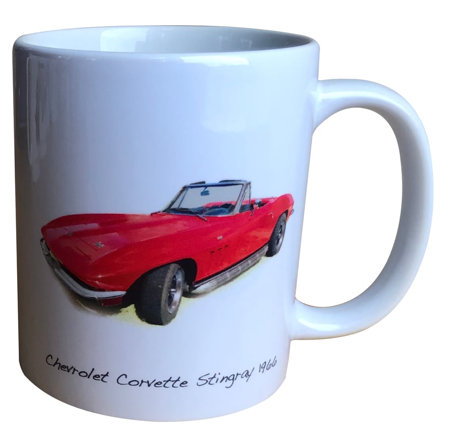 Chevrolet Corvette Stingray 1966 - 11oz Ceramic Mug 