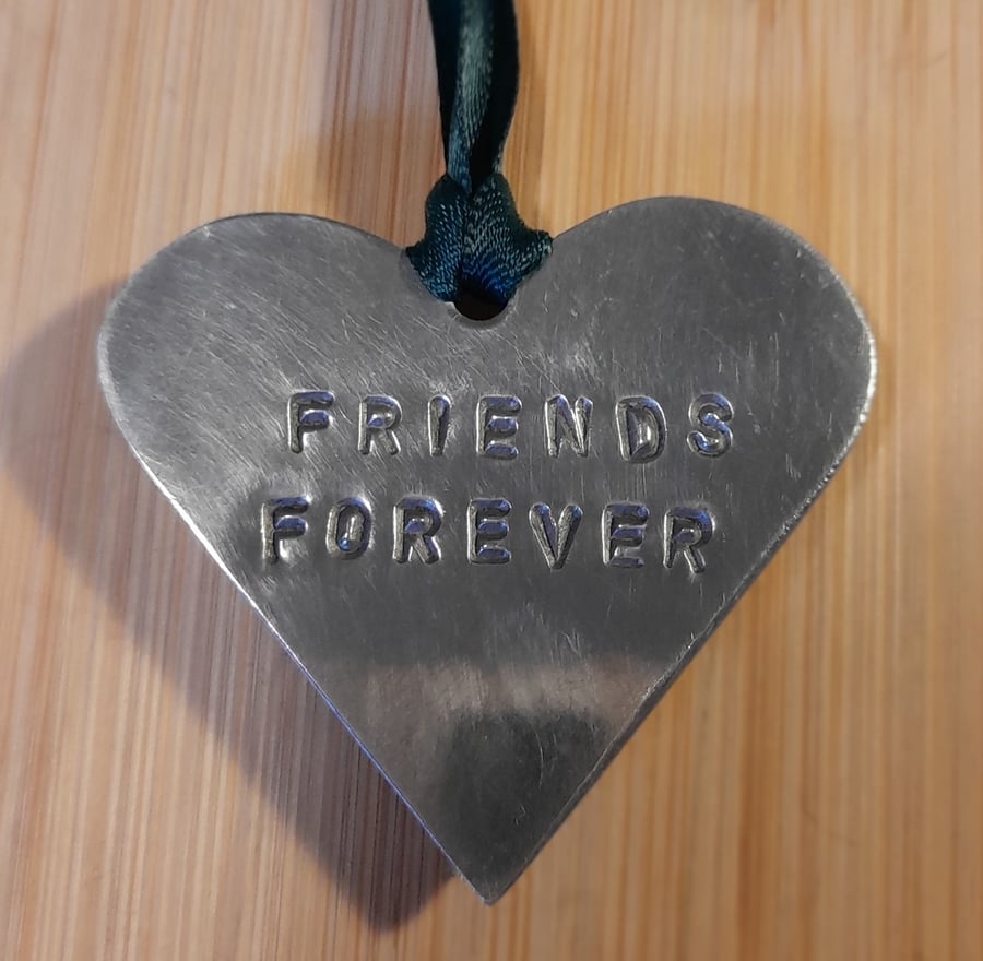 Personalised Pewter Heart 