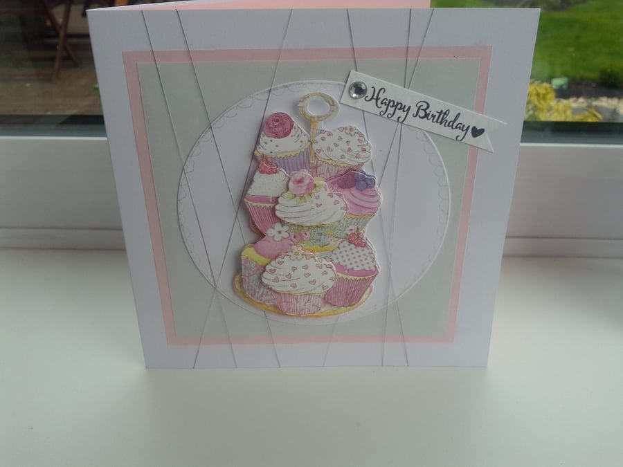 Cupcakes birthday card