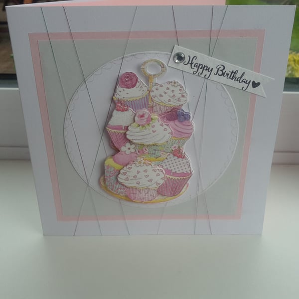 Cupcakes birthday card