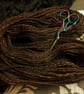 Turkey Feather hand spun yarn – wool and bamboo blend - 85 yards - Image 4