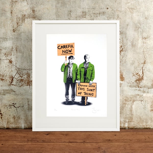 Father Ted Hand Pulled A3 Limited Edition Screen Print