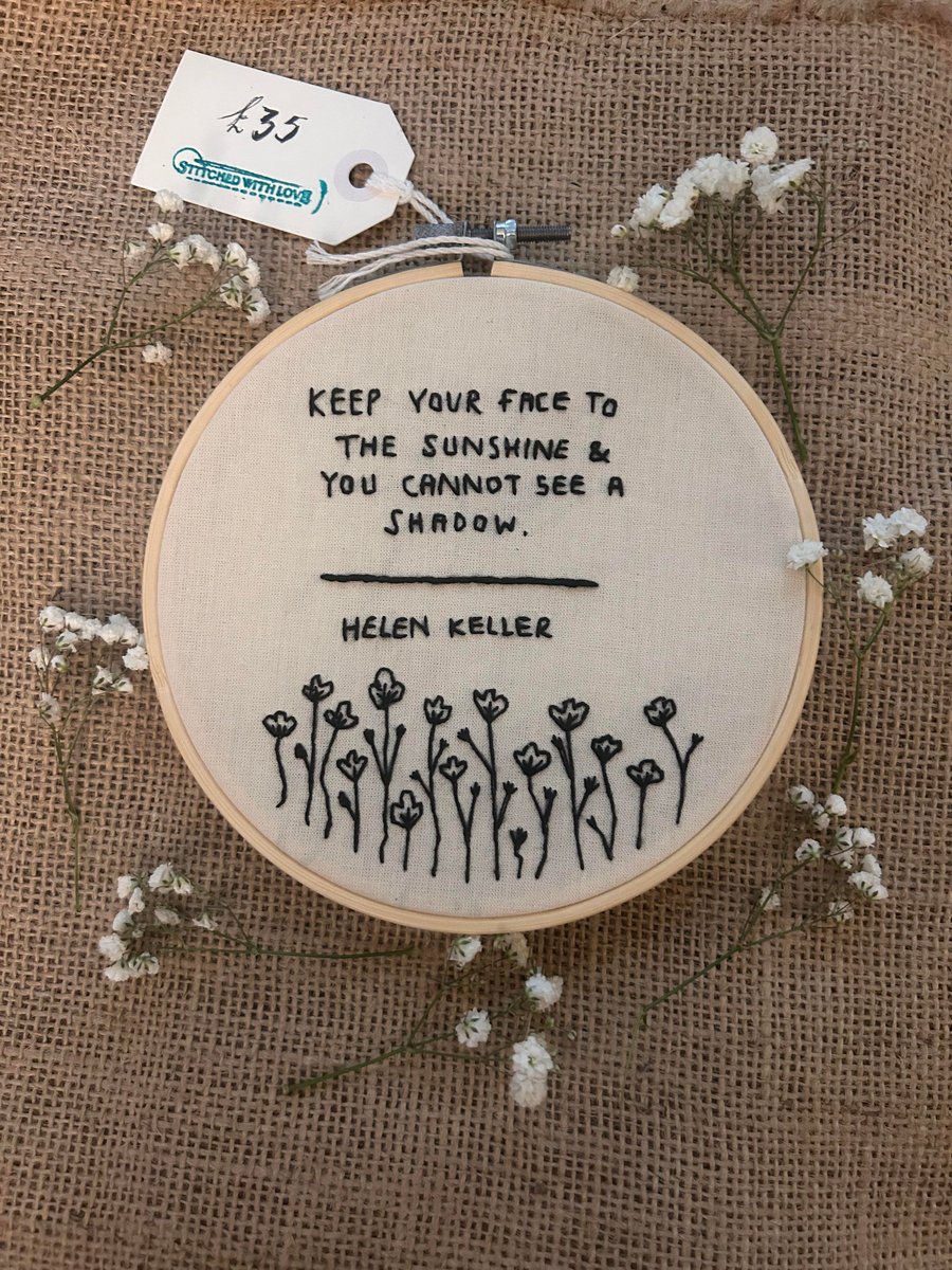 Embroidery Quote